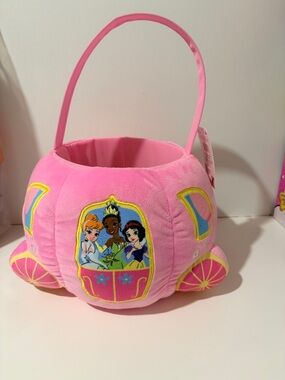 Disney Princess Carriage Plush Easter Basket